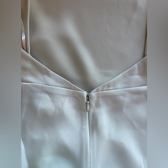 BHLDN Cucumber Green Satin Slip Dress – Size 16 – NWT - Picture 15 of 16